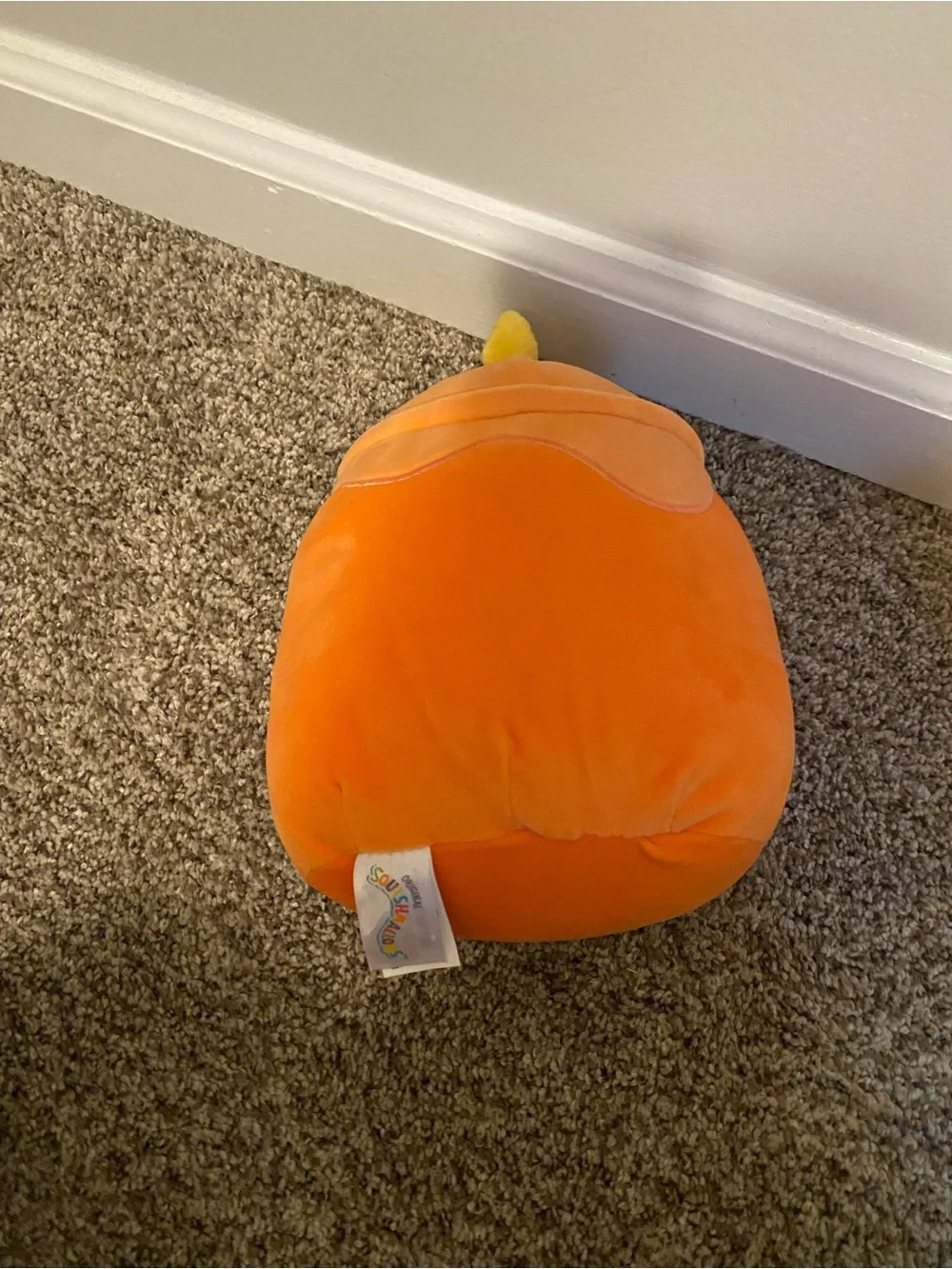 Halloween Squishmallow Bundle & Kids Orange Pumpkin Feather Trim Purse Bundle